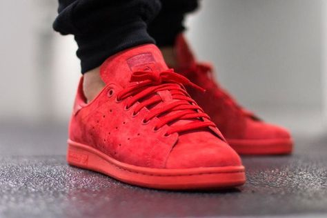 basket adidas stan smith homme rouge